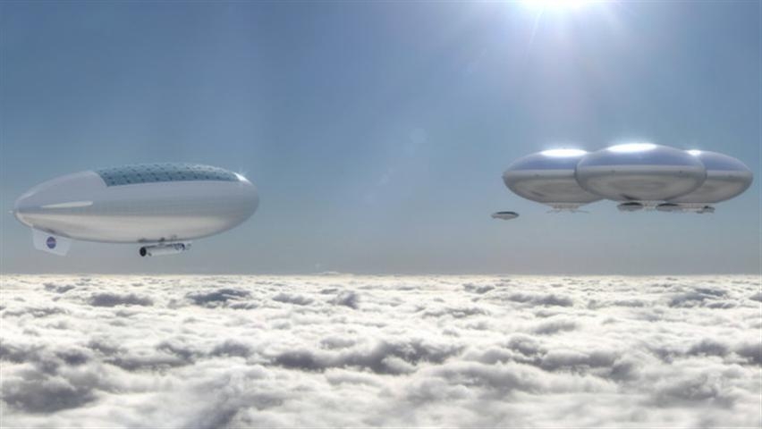 Una ciudad nube flotante para estudiar Venus