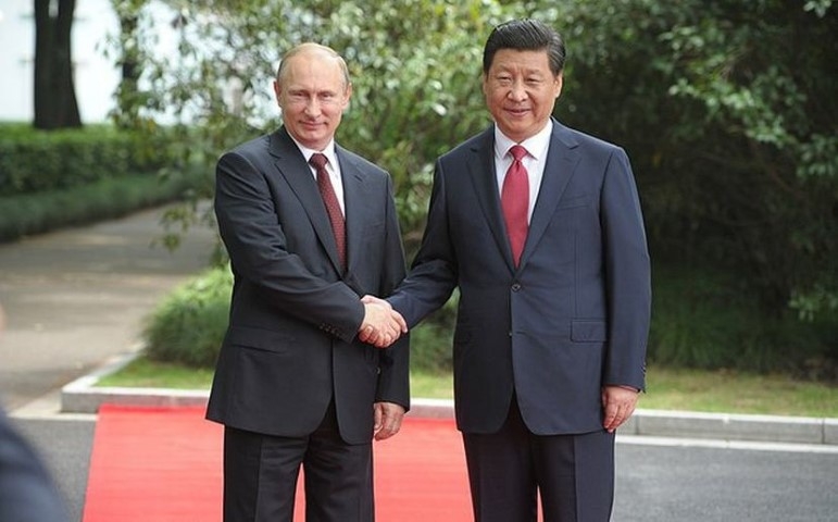 Vladimir Putin y Xi Jinping.
