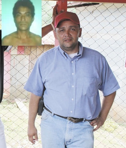 Eddy Pineda, alias "Pitufo", inserto, Bernardo Martínez Rojas, aliaz "Zapoyol", dos "comandantes" de la oposición en Nicaragua y rivales del estafador Gerardo Sánchez.