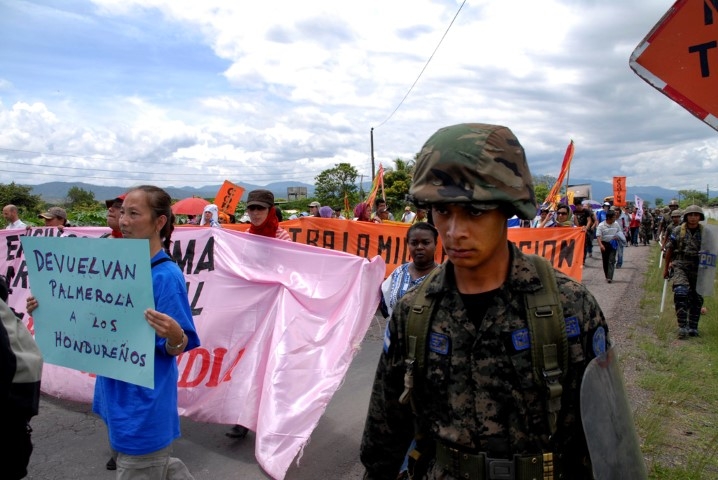 Presencia de marines gringos amenaza a Centroamérica
