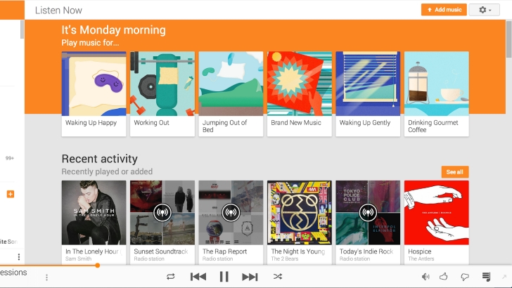 Google ofrece el streaming de listas de música de forma gratuita para competir con Apple