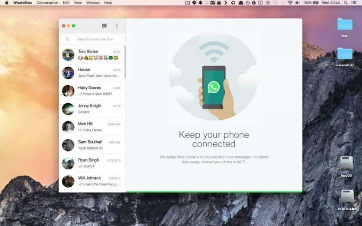 Usa WhatsApp Web en Mac con esta app
