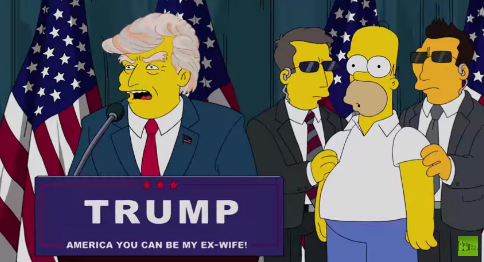 Los Simpson también se burlan de Donald Trump