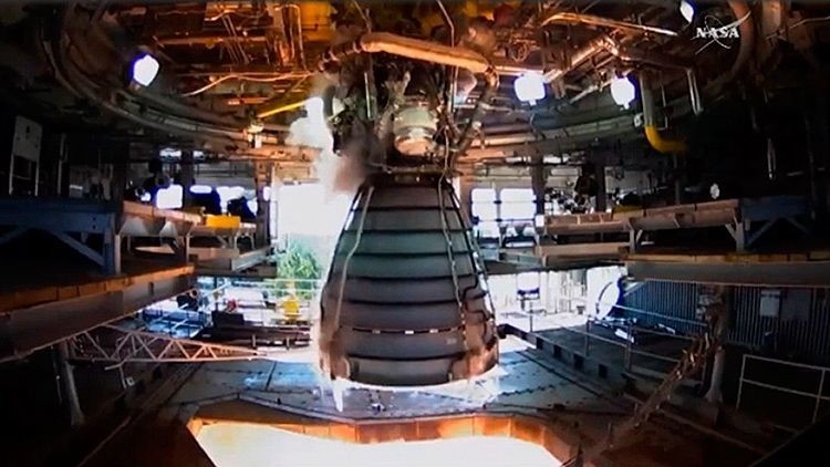 La NASA prueba el “súper motor” que viajará a Marte