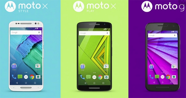 Motorola lanza tres versiones diferentes de smartphones